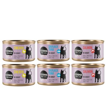 Cosma Pure 24 x 80 g - Pack Ahorro - Pack mixto (3 variedades)