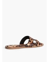 de keslem sandalia plana keslem m5470 leopardo