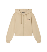 ax armani exchange para mujer xw001800af24312u6149 sudadera con capucha beige xl blanco casual algodon manga larga