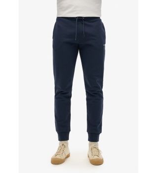 Superdry para hombre. M7011419A Pantalón Jogger Plain marino (L), Casual, Algodón