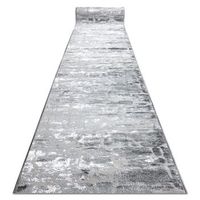 alfombra de pasillo structural mefe 6184 dos niveles de vellon gris o 80x980 cm
