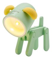 realpower 486312 lampara de mesa led verde