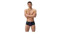 banador speedo club training 13 5 cm negro azul para hombre