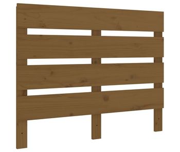 Vidaxl cabecero madera maciza de pino marrón miel 75x3x80 cm