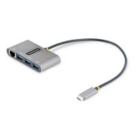 hub usb-c startech usb31000ca3 adaptador ethernet gigabit 3x usb-a 5gbps gris 30cm