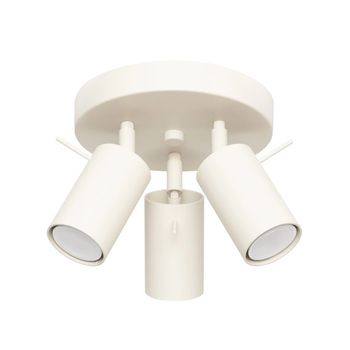 Plafón vinivi beige, 3 luces