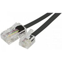 cable adaptador rj11 macho a rj45 macho 2 metros negro generico