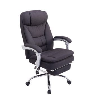 Silla De Oficina Xl Troy Tela Negro 66x65x115 Cm Clp