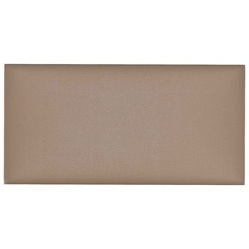 Cabecero De Pared 12 Uds. 60 X 30 Cm Capuchino Tela Vidaxl
