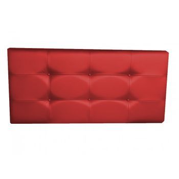 Cabecero Cama Polipiel Moderno 105*70cm Texas Botones Rojo