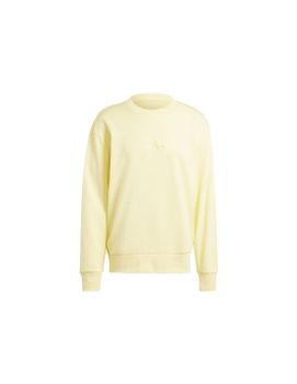 Sudadera adidas All Szn French Terry Crew Hombre Amarillo