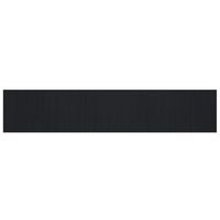 alfombra de salon  alfombra rectangular bambu negro 80x400 cm
