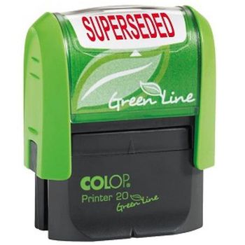Colop P20 Stamp SUPERSEDED 37x13mm Red