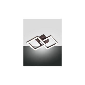Lámpara De Techo Led Moderna Bard 21w Corten 3394-28-361 Fabas Luce