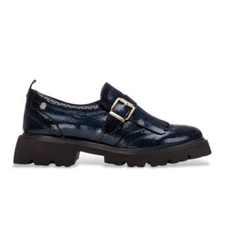 Carmela para mujer. 16259404-NAVY Zapatos 162594 marino (38), 1 a 3cm, Hebilla, Casual, Charol