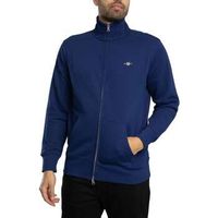 gant chaqueta deporte chaqueta deportiva con cremallera completa y escudo regular para hombre