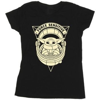 Disney Camiseta manga larga The Mandalorian Force Sensitive para mujer