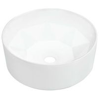 lavabo de bano moderno  lavabo 36x14 cm ceramica blanco