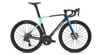 Bicicleta de carretera van rysel rcr pro team shimano dura ace di2 12s 700 mm decathlon ag2r la mondiale azul 2025