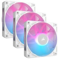 corsair icue link rx120 rgb starter kit 3 ventiladores suplementarios pwm blancos