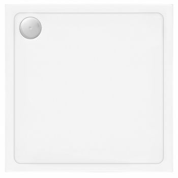 Plato De Ducha Rea Savoy 90x90 Cubierta Cobre Cepillado, White 90 X 90 X 6 Cm