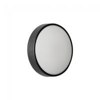 aplique de pared exterior led oliver round 6w