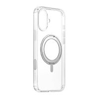 funda para movil baseus skyring 360 magnetica transparente con soporte para iphone 16