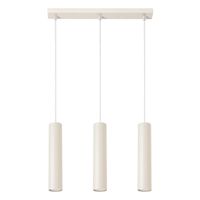 lampara colgante vaza beige 3 luces