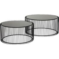 mesa centro negro 2set