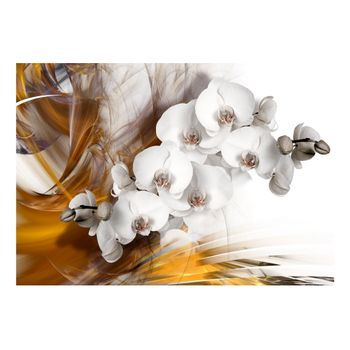 Papel Pintado 3d - Orchid On Fire (250x175 Cm)