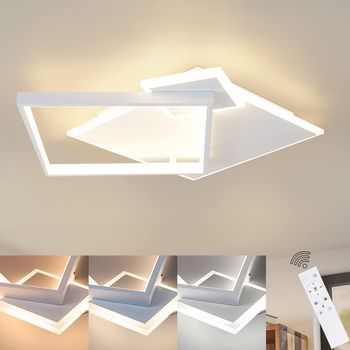 Lámpara De Techo Led De Diseño Moderno De Metal Con Control Remoto Para Sala De Estar Zmh