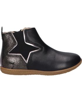 de KICKERS 744617-30 VERMILLON 83 NOIR ARGENT