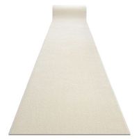 alfombra de pasillo karmel llanura un color blanco 100 cm 100x600 cm