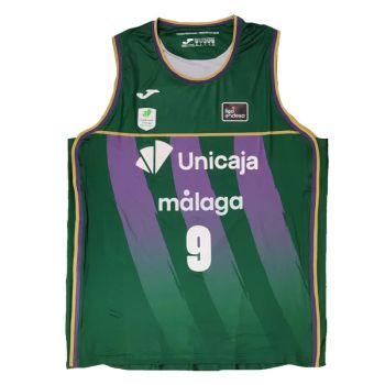 Camiseta Alberto Diaz Unicaja Málaga verde Liga Endesa 2025-26 Joma