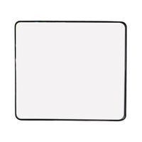 espejo rectangular de metal negro 85x75 cm
