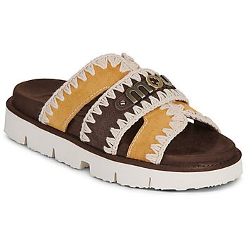 Mou Sandalias BIO SANDAL BICOLOR METAL LOG para mujer
