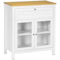 aparador de cocina 80x40x90 cm blanco