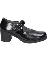 zapatos de piel con tacon para mujer pitillos 30100 negro 36