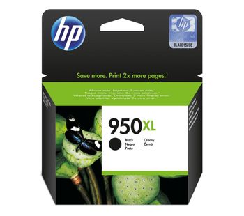 HP 950XL Black Ink Cartridge, Black
