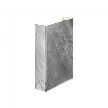 Aplique de exterior galvanizado led fold 15 (2x3.5w)