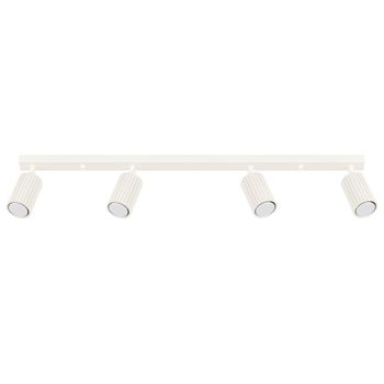 Lámpara de techo beige aluminio alt. 81 cm