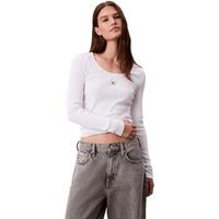 calvin klein jeans camiseta manga larga lv047d218g para mujer