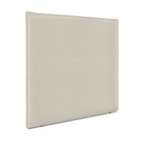 cabecero de lino natural liso con ribete hasta el suelo 145x120cm camas 135140 - beige