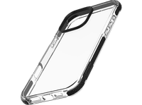 funda movil - cellularline tetra para apple iphone 16 pro max material versaflexr transparente