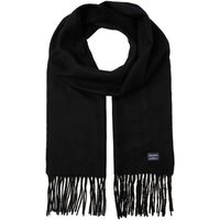 jack  jones bufanda 12146197 jactoronto woven scarf ln black para hombre