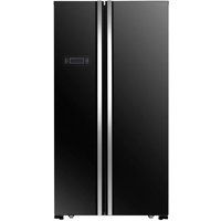 kenwood american-style fridge freezer black ksbsb17 black