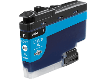 Cartucho de tinta - Brother LC427XLC, Hasta 5000 páginas, XL, Cian