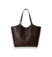 lauren ralph lauren para mujer 431p18709005 bolso tote tasha grande de piel de napamarron osfa casual