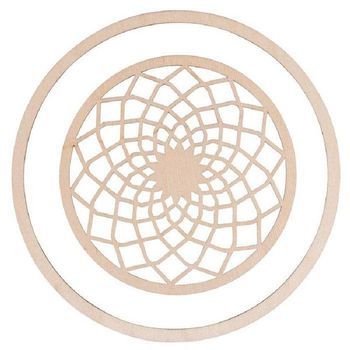 Discos De Madera Para Atrapasueños - 4 Piezas