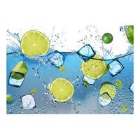 papel pintado 3d - limonada refrescante 150x105 cm